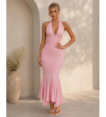  PEMBE ELBİSE MODAL ...