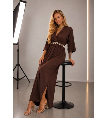  KAHVE ELBİSE - 2443...