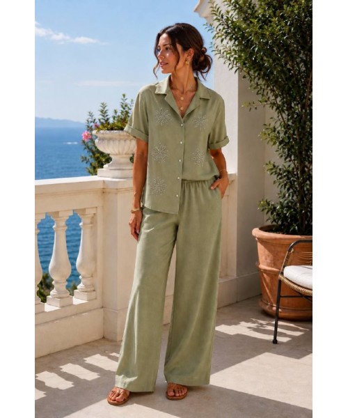  HAKİ TAKIM KETEN KUMAŞ - 244396