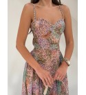 DESENLİ ELBİSE ŞİFON KUMAŞ - 244497
