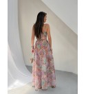 DESENLİ ELBİSE ŞİFON KUMAŞ - 244497