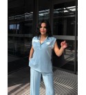 BLUE SET MODAL FABRIC - 244574
