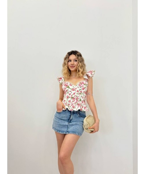  DESENLİ BLUZ - 244944