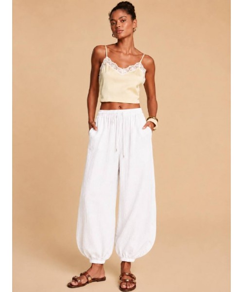 WHITE TROUSERS - 245989