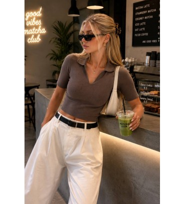  KAHVE BLUZ TRİKO - ...