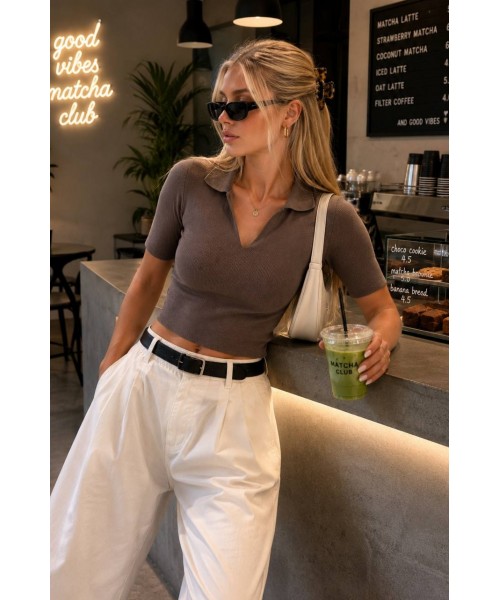  KAHVE BLUZ TRİKO - 246071