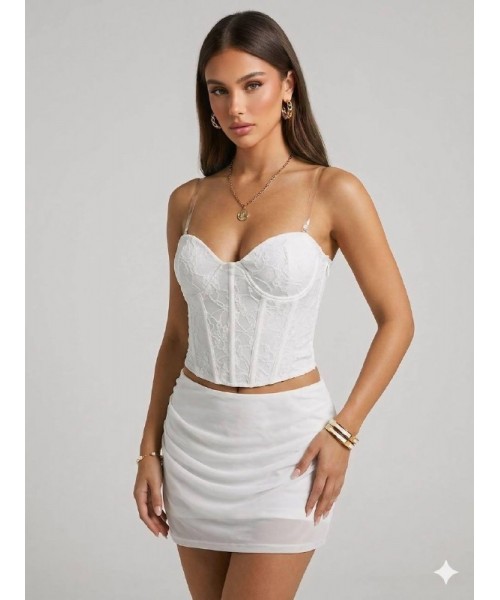  WHITE BLOUSE CROP - 246367