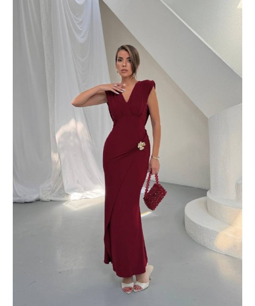 Burgundy DRESS - 246394