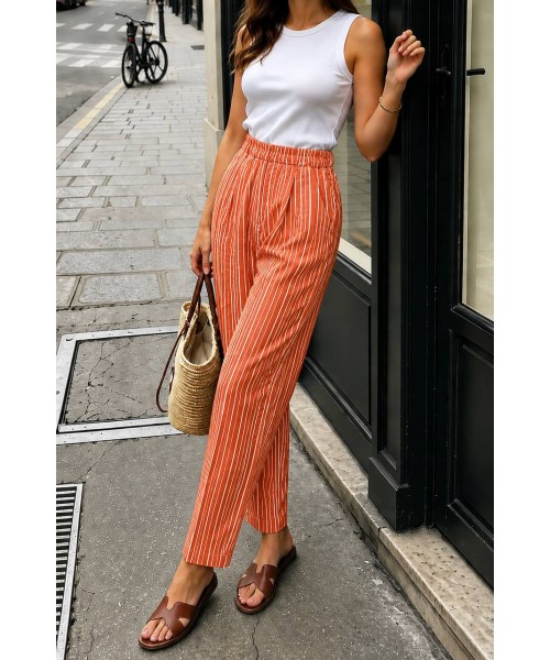 Orange TROUSERS - 246535