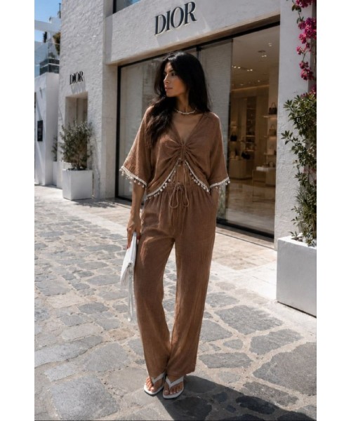  KAHVE TAKIM MUSLİN KUMAŞ - 246701