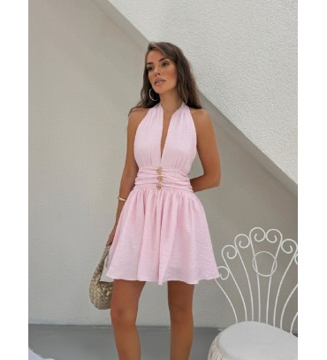  PEMBE ELBİSE - 2467...