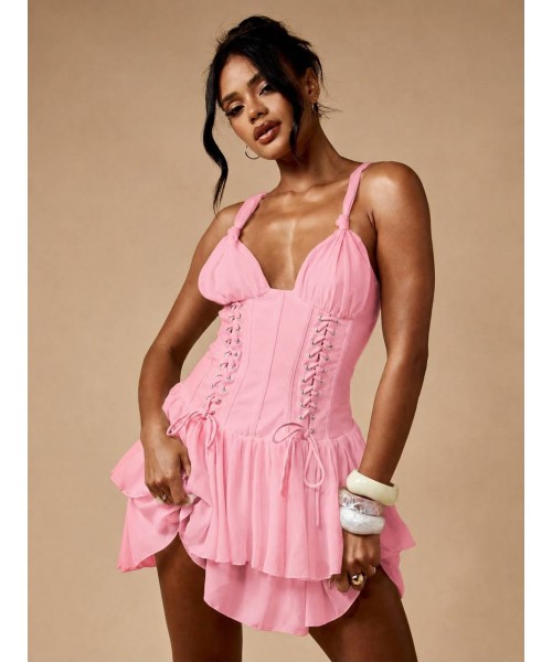  PINK DRESS Lycra - 247165