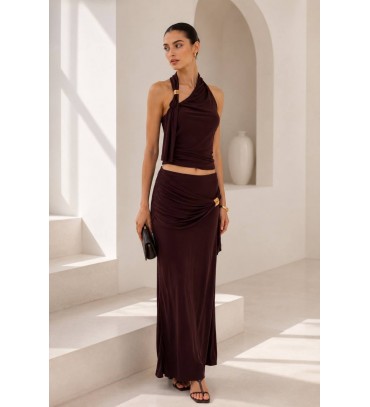  KAHVE ELBİSE - 2473...
