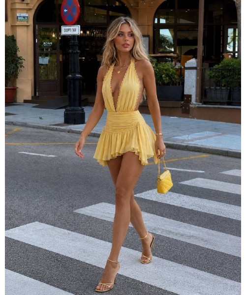  YELLOW DRESS Lycra - 247906