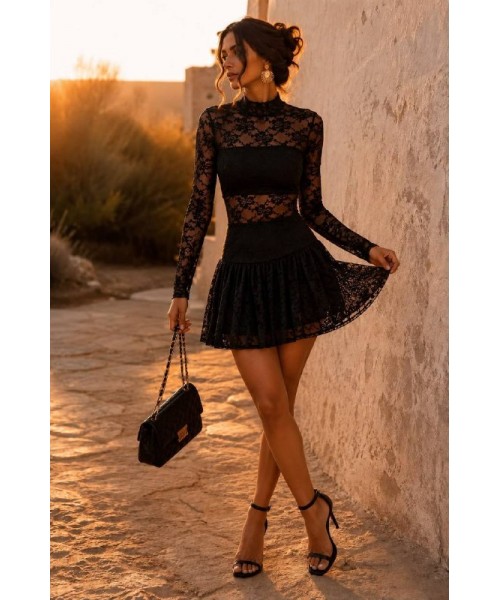  BLACK DRESS Lycra - 247911