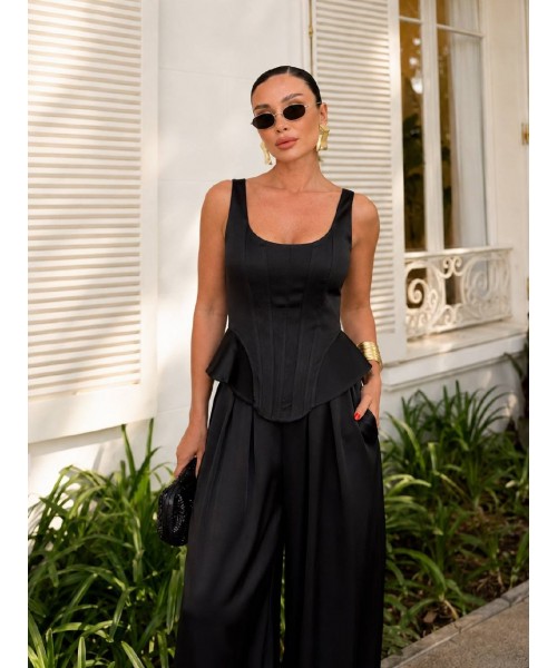  BLACK BLOUSE - 248278