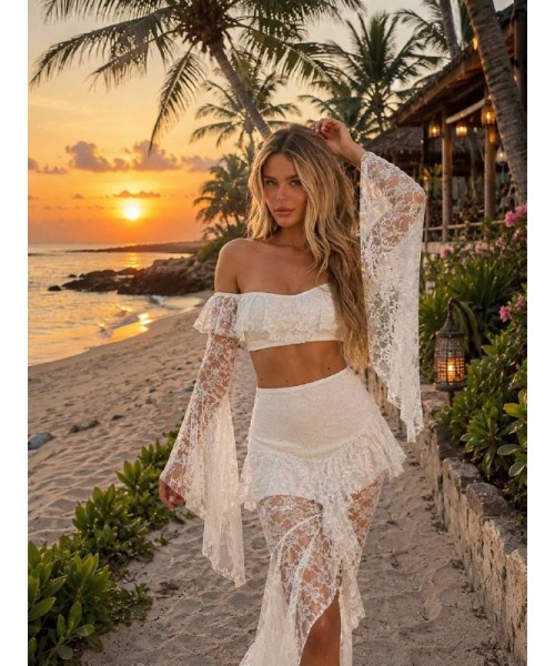 WHITE SET LACE - 248388