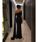 SİYAH ABİYE SCUBA CREP - 248582