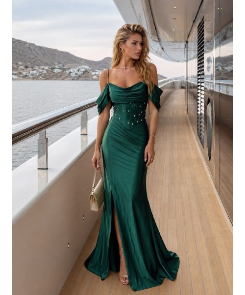  YEŞİL ABİYE SATEN KUMAŞ - 248821