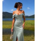 SU YEŞİL ABİYE SATEN KUMAŞ - 248825