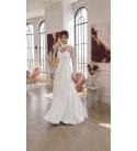 BEYAZ ELBİSE DOUBLE KUMAŞ - 249070