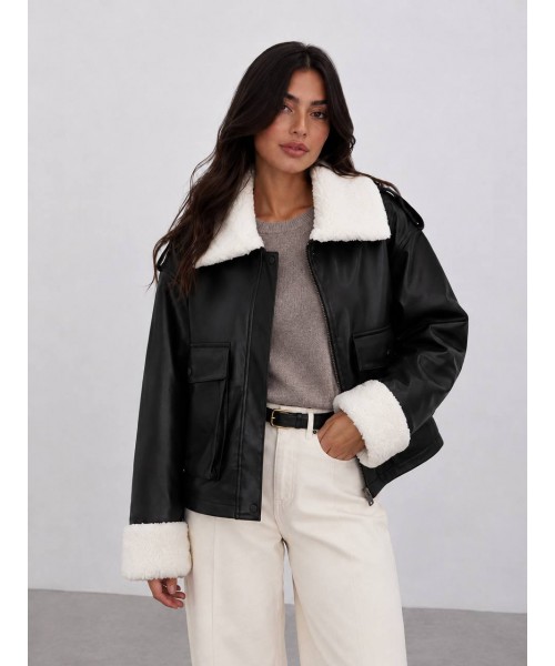 BLACK COAT-OVERCOAT - 249363