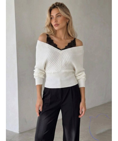 WHITE JUMPER KNITWEAR - 249421