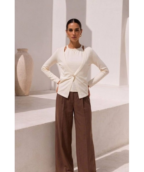  BEYAZ HIRKA TRİKO 2 Lİ SET - 249423