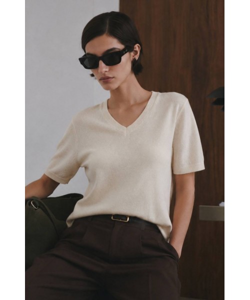 CREAM JUMPER KNITWEAR - 249428