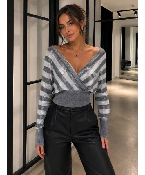 STRIPED JUMPER KNITWEAR - 249481