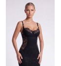 SİYAH ABİYE DANTEL KUMAŞ - 249502
