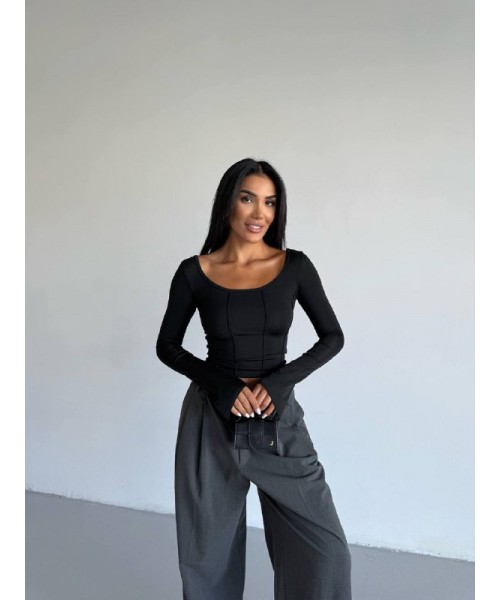  SİYAH BLUZ SANDY KUMAŞ - 249516