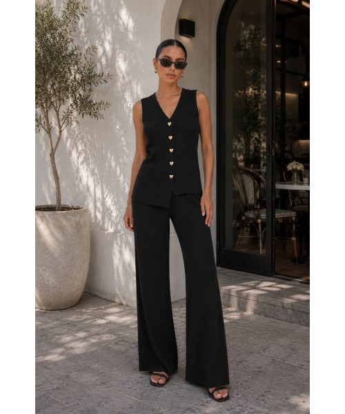 BLACK SET KNITWEAR - 249540