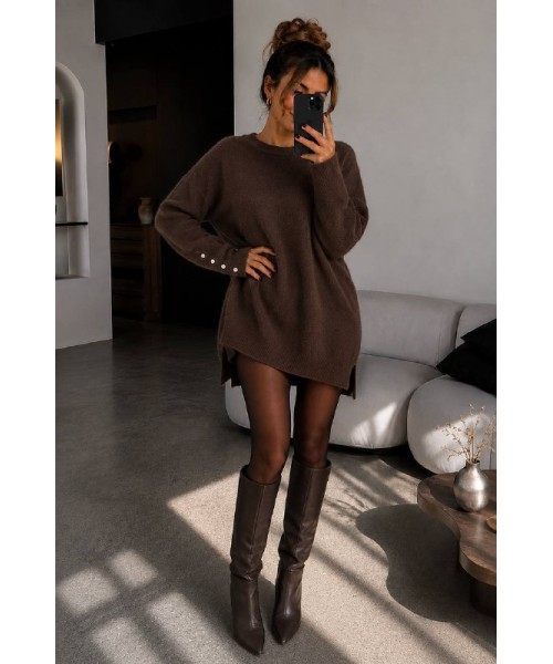COFFEE JUMPER KNITWEAR - 249562