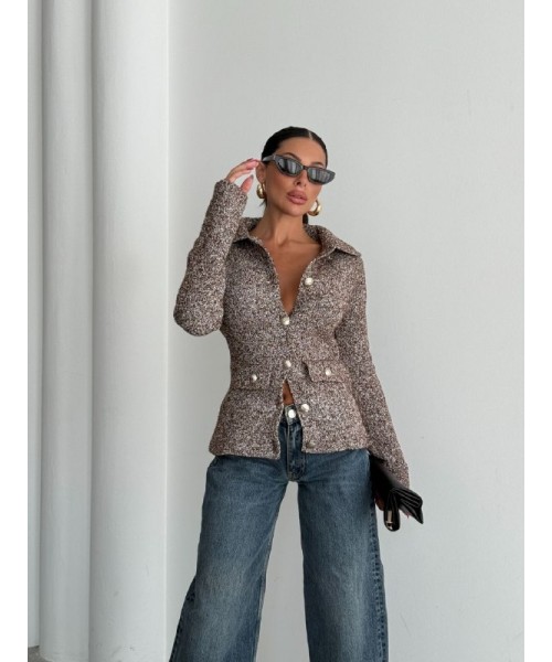 MINK CARDIGAN KNITWEAR - 249602