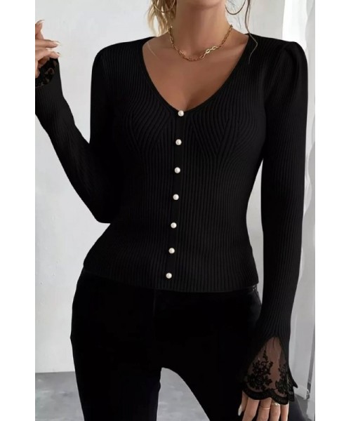 BLACK JUMPER KNITWEAR - 249607