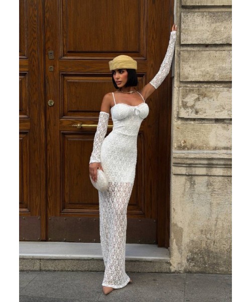 WHITE DRESS LACE - 249648
