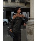 BLACK DRESS LACE - 249649