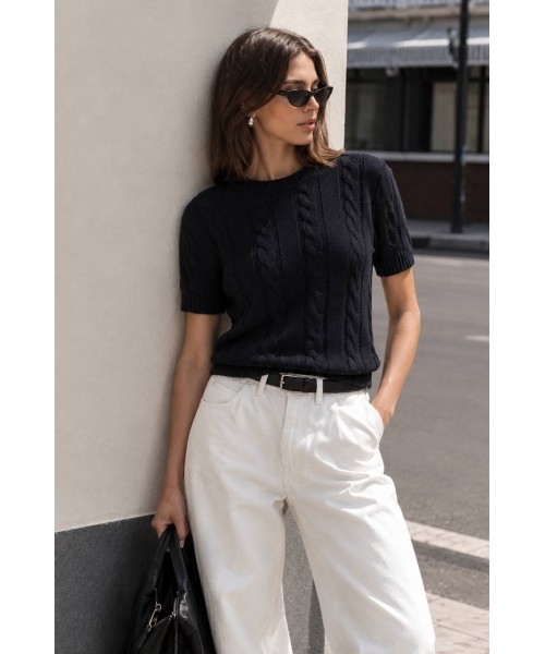 BLACK JUMPER KNITWEAR - 249673