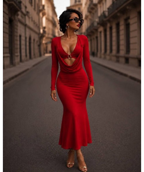 RED DRESS Lycra - 249780