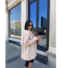 CREAM COAT-OVERCOAT TRENCH COAT - 250028