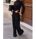 BLACK SET Sandy fabric - 250176