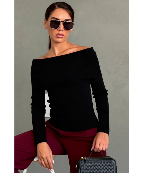 BLACK JUMPER KNITWEAR - 250193