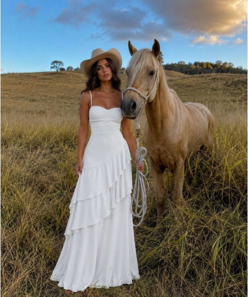 WHITE DRESS TULLE - 250302