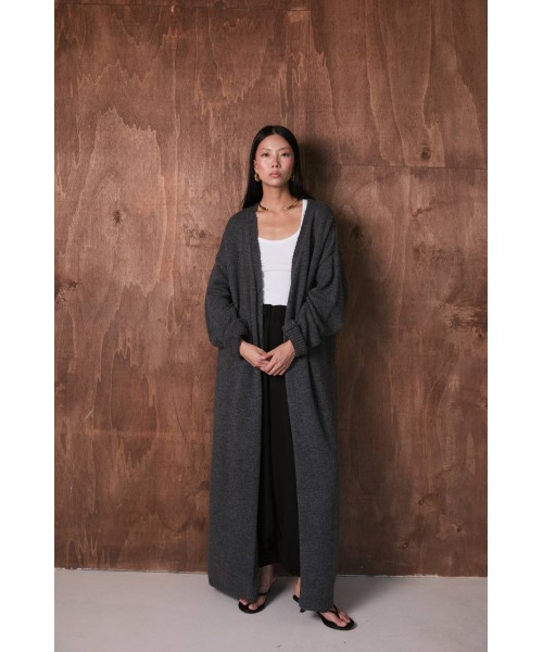 ANTHRACITE CARDIGAN KNITWEAR - 250531