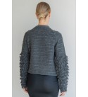 ANTHRACITE CARDIGAN KNITWEAR - 250711
