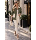 HAKİ CEKET GABARDİN KUMAŞ - 250743