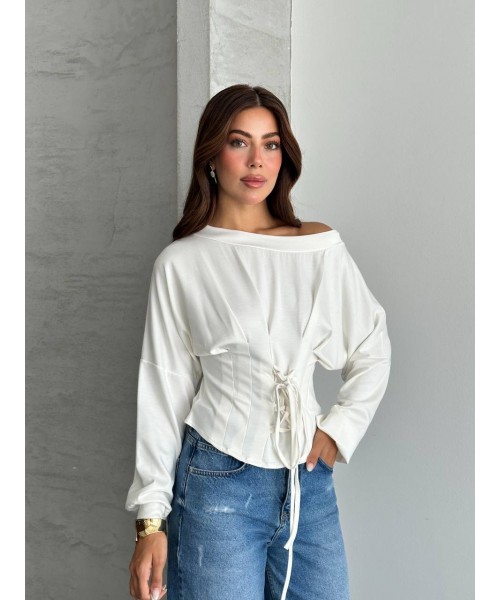 WHITE BLOUSE - 250815
