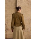 Oil Green COAT-OVERCOAT - 251063