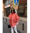 Orange COAT-OVERCOAT SUEDE - 251124